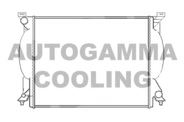 AUTOGAMMA 102981 Радиатор, охлаждение двигателя 