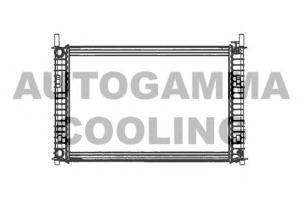 AUTOGAMMA 103073 Радиатор, охлаждение двигателя 