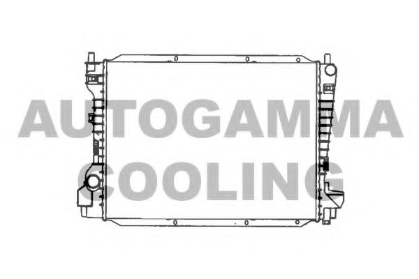 AUTOGAMMA 103077 Радиатор, охлаждение двигателя 