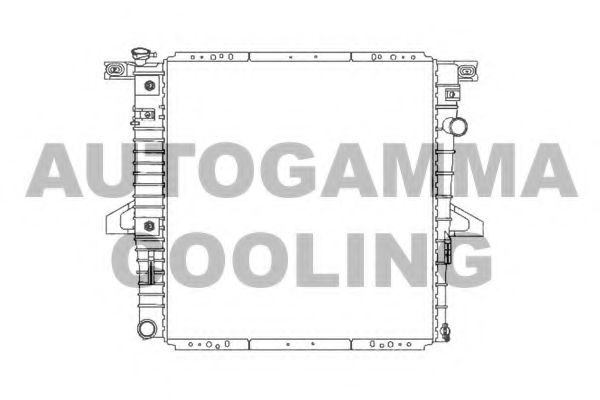 AUTOGAMMA 103159 Радиатор, охлаждение двигателя 