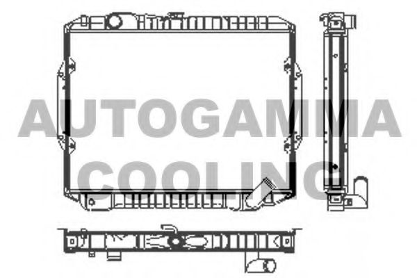 AUTOGAMMA 103190 Радиатор, охлаждение двигателя для MITSUBISHI COLT/RODEO (Митсубиши/митсубиси Cолт/родэо) AUTOGAMMA 103190 Радиатор, охлаждение двигателя для MITSUBISHI COLT/RODEO (Митсубиши/митсубиси Cолт/родэо)