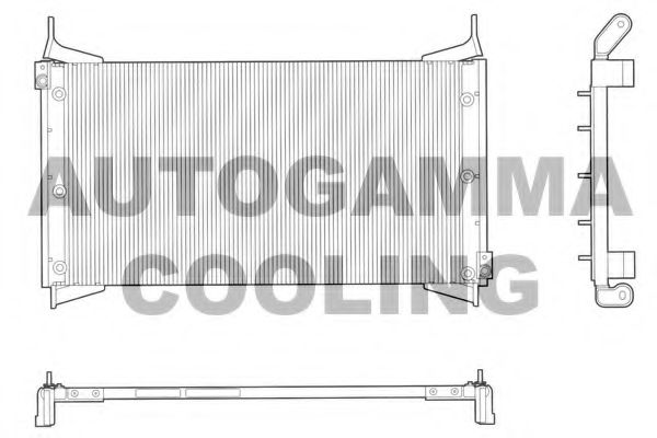 AUTOGAMMA 103193 Конденсатор, кондиционер для FIAT (Фиат)
