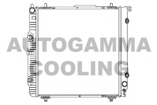 AUTOGAMMA 103266 Радиатор, охлаждение двигателя 