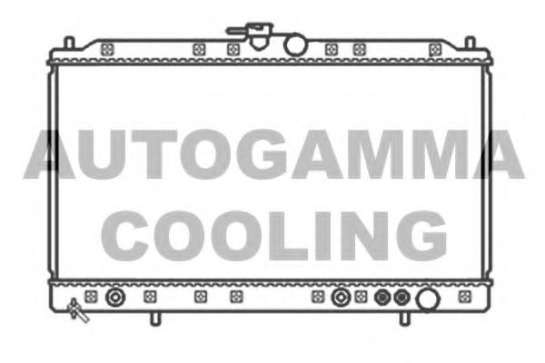 AUTOGAMMA 103489 Радиатор, охлаждение двигателя для MITSUBISHI SIGMA (Митсубиши/митсубиси Сигма) AUTOGAMMA 103489 Радиатор, охлаждение двигателя для MITSUBISHI SIGMA (Митсубиши/митсубиси Сигма)