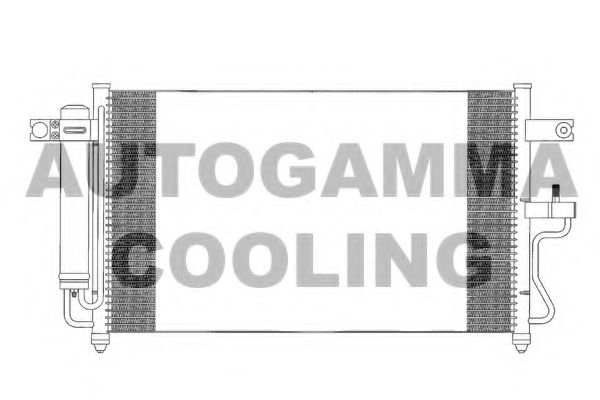 AUTOGAMMA 103556 Конденсатор, кондиционер для HYUNDAI ACCENT II (Хендай Акцент 2) AUTOGAMMA 103556 Конденсатор, кондиционер для HYUNDAI ACCENT II (Хендай Акцент 2)