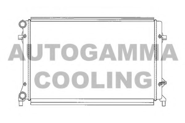 AUTOGAMMA 103612 Радиатор, охлаждение двигателя для VOLKSWAGEN GOLF VI (Фольксваген Гольф 6) AUTOGAMMA 103612 Радиатор, охлаждение двигателя для VOLKSWAGEN GOLF VI (Фольксваген Гольф 6)