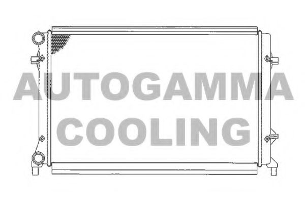 AUTOGAMMA 103613 Радиатор, охлаждение двигателя для SEAT ALTEA (Сеат Алтэа) AUTOGAMMA 103613 Радиатор, охлаждение двигателя для SEAT ALTEA (Сеат Алтэа)