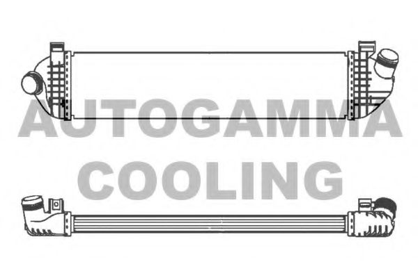 AUTOGAMMA 103720 Интеркулер 