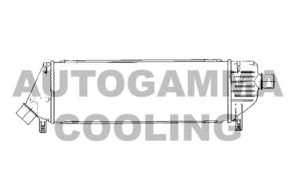 AUTOGAMMA 103761 Интеркулер 