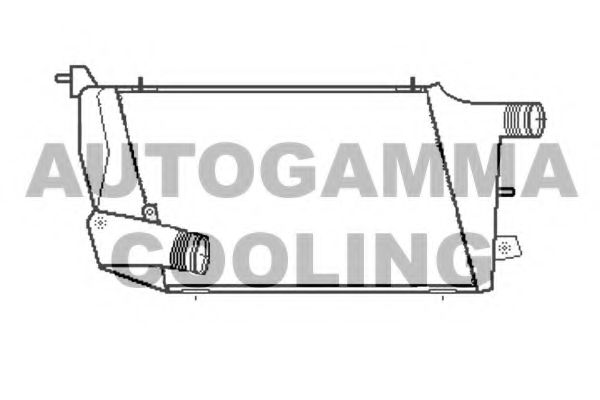AUTOGAMMA 103765 Интеркулер 