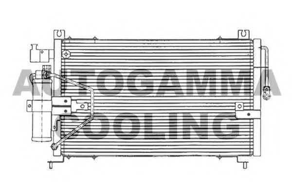 AUTOGAMMA 103790 Конденсатор, кондиционер для DAIHATSU CHARADE IV (Дайхатсу Чарадэ иv) AUTOGAMMA 103790 Конденсатор, кондиционер для DAIHATSU CHARADE IV (Дайхатсу Чарадэ иv)