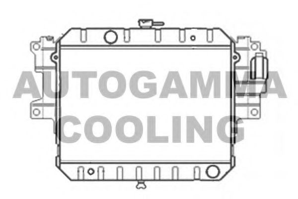 AUTOGAMMA 103855 Радиатор, охлаждение двигателя для DAIHATSU FEROZA HARD TOP (Дайхатсу Фэроза хард топ) AUTOGAMMA 103855 Радиатор, охлаждение двигателя для DAIHATSU FEROZA HARD TOP (Дайхатсу Фэроза хард топ)
