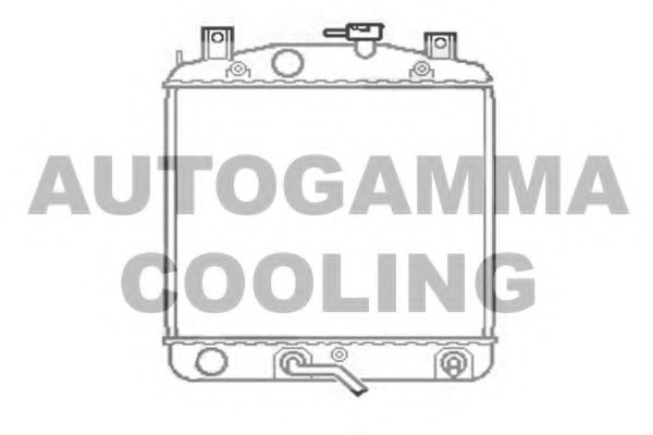 AUTOGAMMA 103907 Радиатор, охлаждение двигателя для DAIHATSU MIRA II (Дайхатсу Мира 2) AUTOGAMMA 103907 Радиатор, охлаждение двигателя для DAIHATSU MIRA II (Дайхатсу Мира 2)