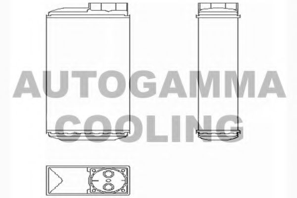 AUTOGAMMA 103981 Теплообменник, отопление салона для SKODA FELICIA II (Шкода Фелиция 2) AUTOGAMMA 103981 Теплообменник, отопление салона для SKODA FELICIA II (Шкода Фелиция 2)