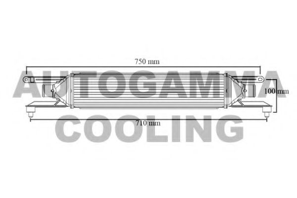AUTOGAMMA 103992 Интеркулер 