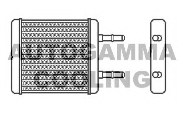 AUTOGAMMA 104091 Теплообменник, отопление салона для HYUNDAI EXCEL (Хендай Эxcэл) AUTOGAMMA 104091 Теплообменник, отопление салона для HYUNDAI EXCEL (Хендай Эxcэл)