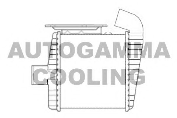 AUTOGAMMA 104093 Интеркулер 