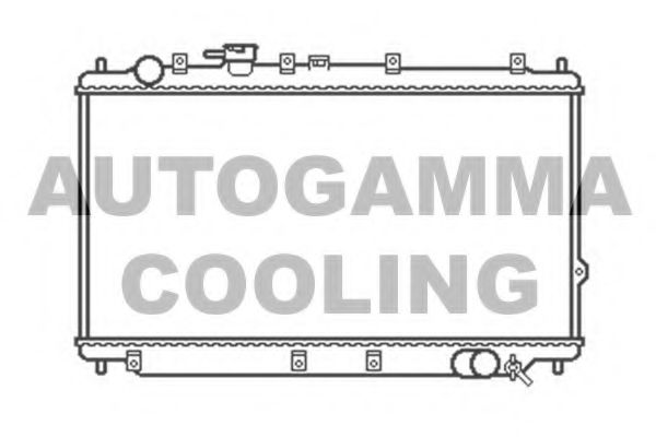 AUTOGAMMA 104146 Радиатор, охлаждение двигателя для KIA MENTOR (Киа Мэнтор) AUTOGAMMA 104146 Радиатор, охлаждение двигателя для KIA MENTOR (Киа Мэнтор)