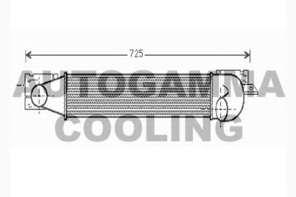 AUTOGAMMA 104318 Интеркулер 