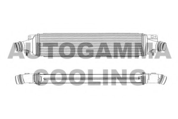 AUTOGAMMA 104412 Интеркулер 