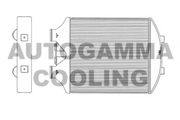 AUTOGAMMA 104447 Интеркулер 
