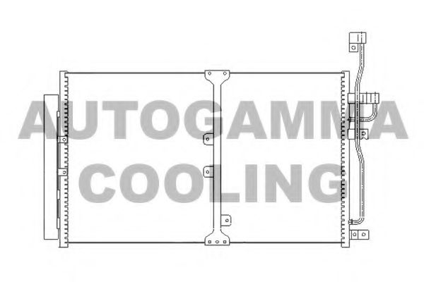 AUTOGAMMA 104450 Конденсатор, кондиционер для CHEVROLET CAPTIVA (Шевроле Каптива) AUTOGAMMA 104450 Конденсатор, кондиционер для CHEVROLET CAPTIVA (Шевроле Каптива)
