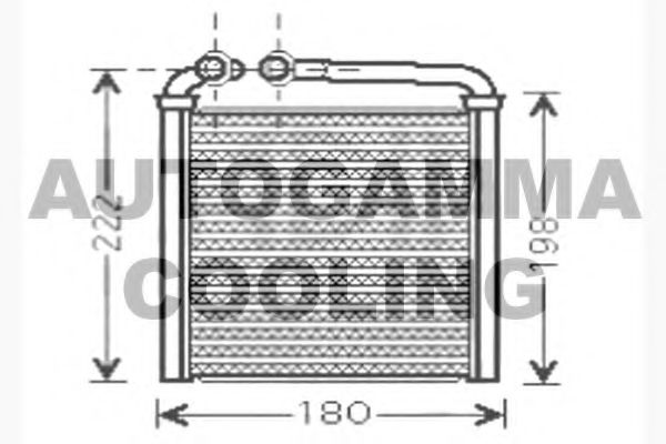 AUTOGAMMA 104609 Теплообменник, отопление салона для VOLKSWAGEN BORA / JETTA V (1K5), GOLF V Variant (1K5), JETTA V (1K5), VENTO V (1K5) 1.4 TSI AUTOGAMMA 104609 Теплообменник, отопление салона для VOLKSWAGEN BORA / JETTA V (1K5), GOLF V Variant (1K5), JETTA V (1K5), VENTO V (1K5) 1.4 TSI