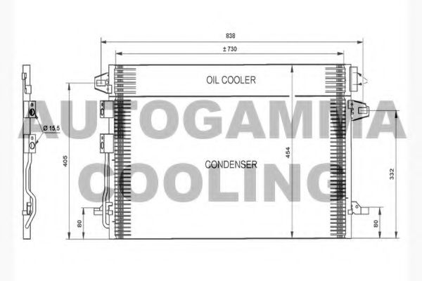AUTOGAMMA 104611 Конденсатор, кондиционер для CHRYSLER GRAND VOYAGER V (Крайслер Гранд вояджер 5) AUTOGAMMA 104611 Конденсатор, кондиционер для CHRYSLER GRAND VOYAGER V (Крайслер Гранд вояджер 5)