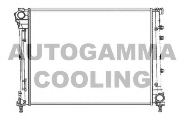 AUTOGAMMA 104619 Радиатор, охлаждение двигателя для FIAT 500 C (Фиат 500 c) AUTOGAMMA 104619 Радиатор, охлаждение двигателя для FIAT 500 C (Фиат 500 c)