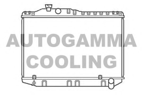 AUTOGAMMA 104726 Радиатор, охлаждение двигателя для TOYOTA CROWN (Тойота/тоета Cровн) AUTOGAMMA 104726 Радиатор, охлаждение двигателя для TOYOTA CROWN (Тойота/тоета Cровн)
