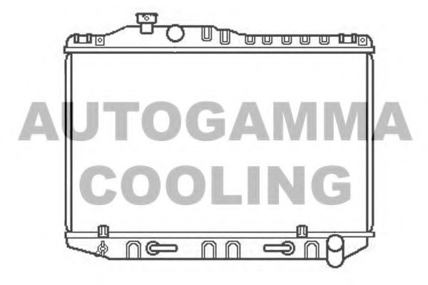 AUTOGAMMA 104727 Радиатор, охлаждение двигателя для TOYOTA CROWN (Тойота/тоета Cровн) AUTOGAMMA 104727 Радиатор, охлаждение двигателя для TOYOTA CROWN (Тойота/тоета Cровн)