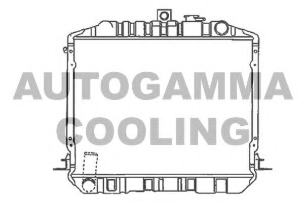 AUTOGAMMA 104728 Радиатор, охлаждение двигателя для TOYOTA HIACE II (Тойота/тоета Хиаcэ 2) AUTOGAMMA 104728 Радиатор, охлаждение двигателя для TOYOTA HIACE II (Тойота/тоета Хиаcэ 2)