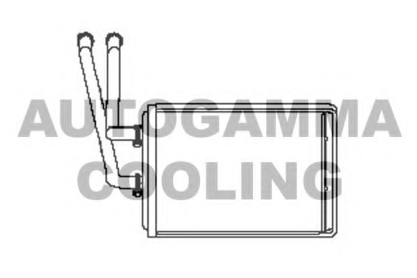 AUTOGAMMA 104805 Теплообменник, отопление салона для FIAT ULYSSE (Фиат Улисс) AUTOGAMMA 104805 Теплообменник, отопление салона для FIAT ULYSSE (Фиат Улисс)