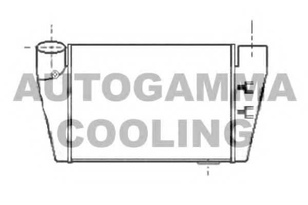 AUTOGAMMA 104961 Интеркулер 