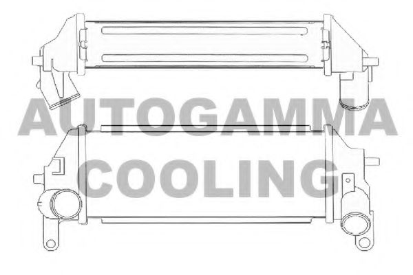 AUTOGAMMA 105240 Интеркулер 