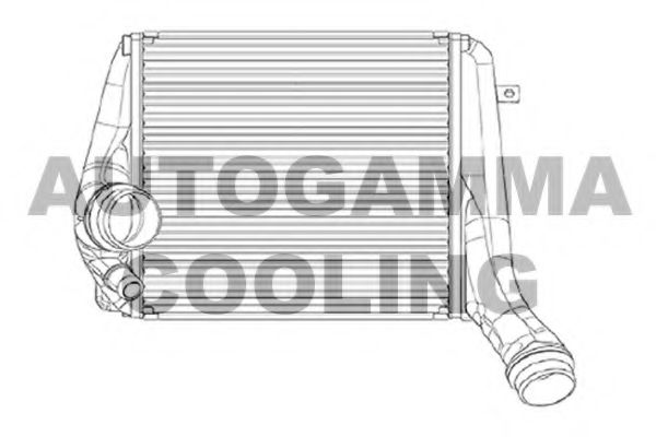 AUTOGAMMA 105376 Интеркулер 