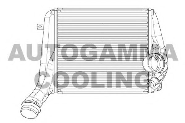 AUTOGAMMA 105377 Интеркулер 
