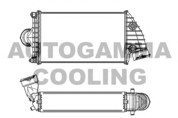 AUTOGAMMA 105453 Интеркулер 