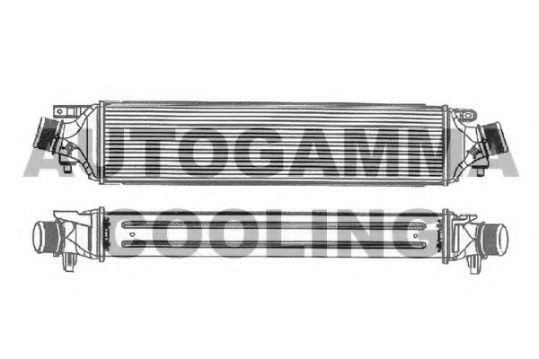 AUTOGAMMA 105470 Интеркулер 