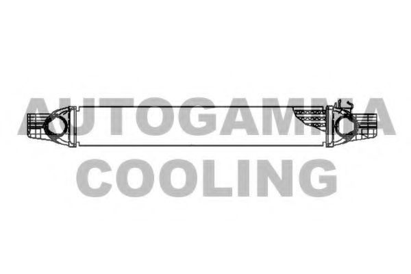 AUTOGAMMA 105498 Интеркулер 