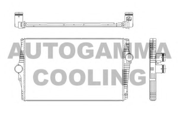 AUTOGAMMA 105514 Интеркулер 