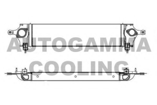 AUTOGAMMA 105518 Интеркулер 