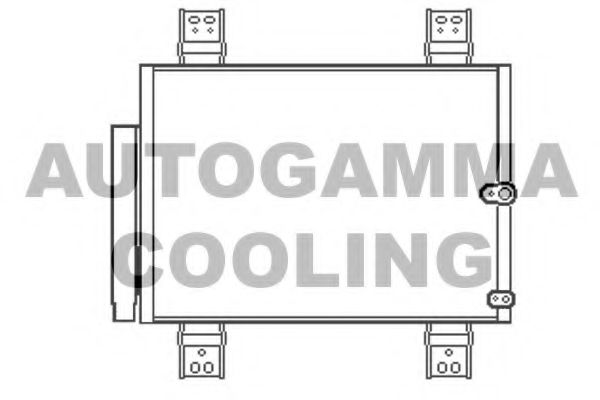 AUTOGAMMA 105539 Конденсатор, кондиционер для DAIHATSU TERIOS (Дайхатсу Тэриос) AUTOGAMMA 105539 Конденсатор, кондиционер для DAIHATSU TERIOS (Дайхатсу Тэриос)