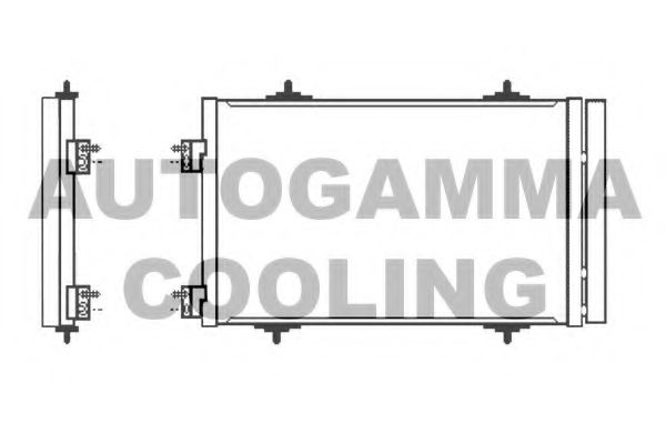 AUTOGAMMA 105584 Конденсатор, кондиционер для PEUGEOT (Пежо) AUTOGAMMA 105584 Конденсатор, кондиционер для PEUGEOT (Пежо)