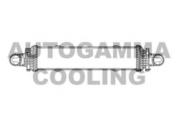 AUTOGAMMA 105633 Интеркулер 