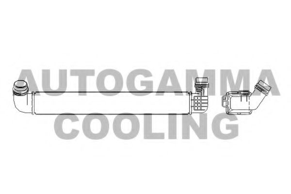 AUTOGAMMA 105716 Интеркулер 
