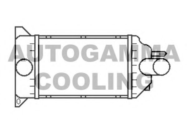 AUTOGAMMA 105723 Интеркулер 
