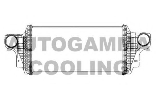 AUTOGAMMA 105725 Интеркулер 