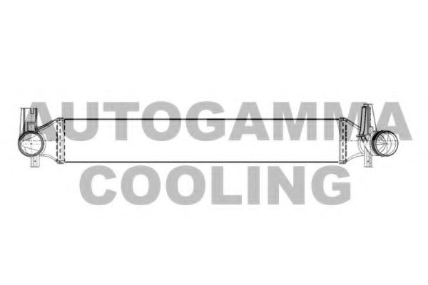 AUTOGAMMA 105727 Интеркулер 