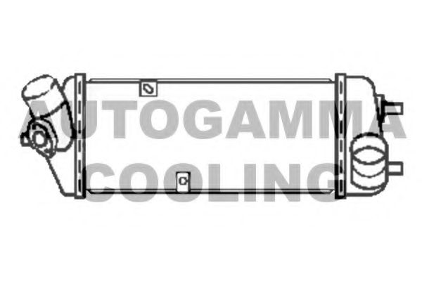 AUTOGAMMA 105740 Интеркулер 